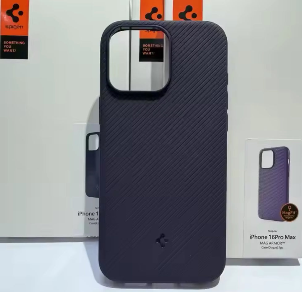 Spigen MagFit Textured Hardshell Phone Case- Apple iPhone 17 Series Spigen MagFit Textured Hardshell Phone Case- Apple iPhone 17 Series